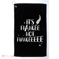 Funny FiancéE Engagement Bridal Proposal Wizard Wand Bride Golf Towel thumb 0