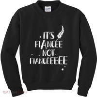 Funny FiancéE Engagement Bridal Proposal Wizard Wand Bride Kids Sweatshirt thumb 0