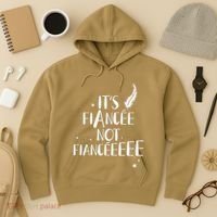 Funny FiancéE Engagement Bridal Proposal Wizard Wand Bride Hoodie thumb 3