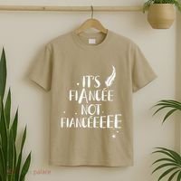 Funny FiancéE Engagement Bridal Proposal Wizard Wand Bride T-Shirt thumb 2