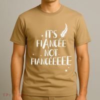 Funny FiancéE Engagement Bridal Proposal Wizard Wand Bride T-Shirt thumb 3