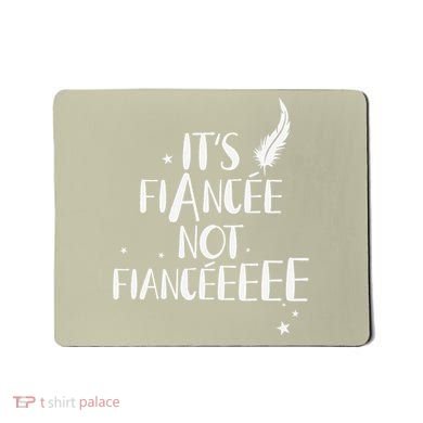 Funny FiancéE Engagement Bridal Proposal Wizard Wand Bride Mousepad