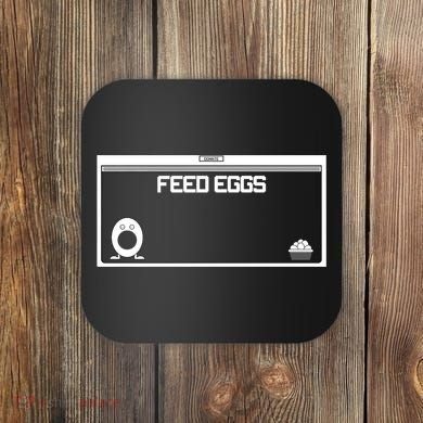 Funny Feed Eggs I Think You Should Leave Gifts For Men Coaster