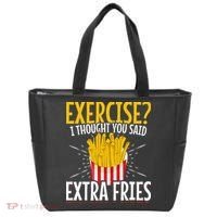 Fast Food Exercise I Thought You Said Extra Fries Tote Bag thumb 0