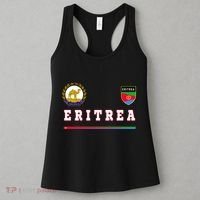 Flag Football Eritrean Eritrea Sport Soccer Jersey Women's Tank Top thumb 3