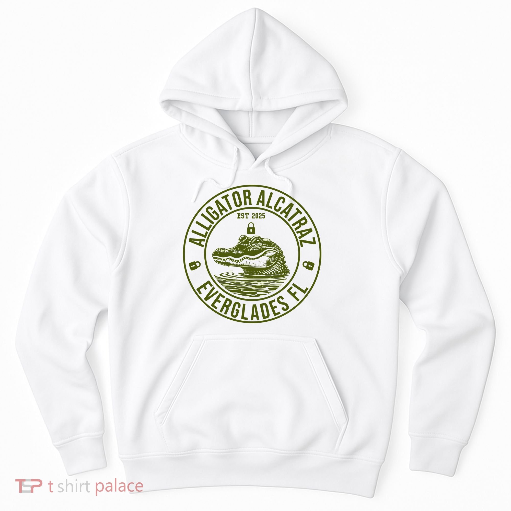 Funny Florida Everglades FL Meme Alligator Alcatraz Hoodie