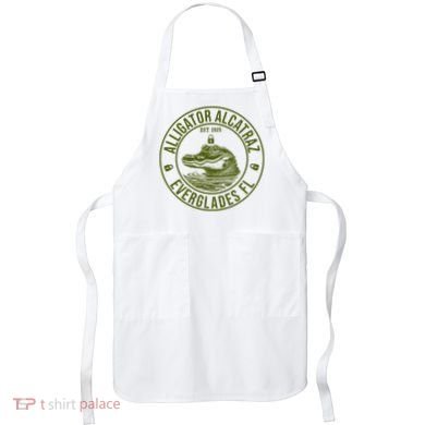 Funny Florida Everglades FL Meme Alligator Alcatraz Apron