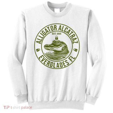 Funny Florida Everglades FL Meme Alligator Alcatraz Sweatshirt