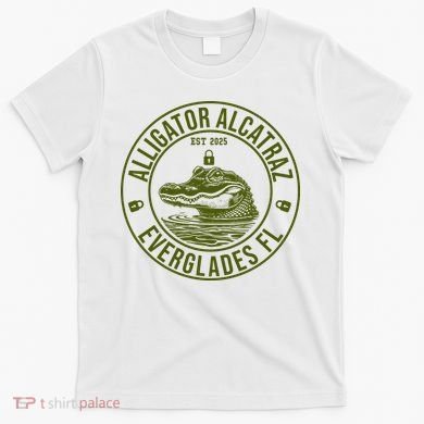 Funny Florida Everglades FL Meme Alligator Alcatraz T-Shirt