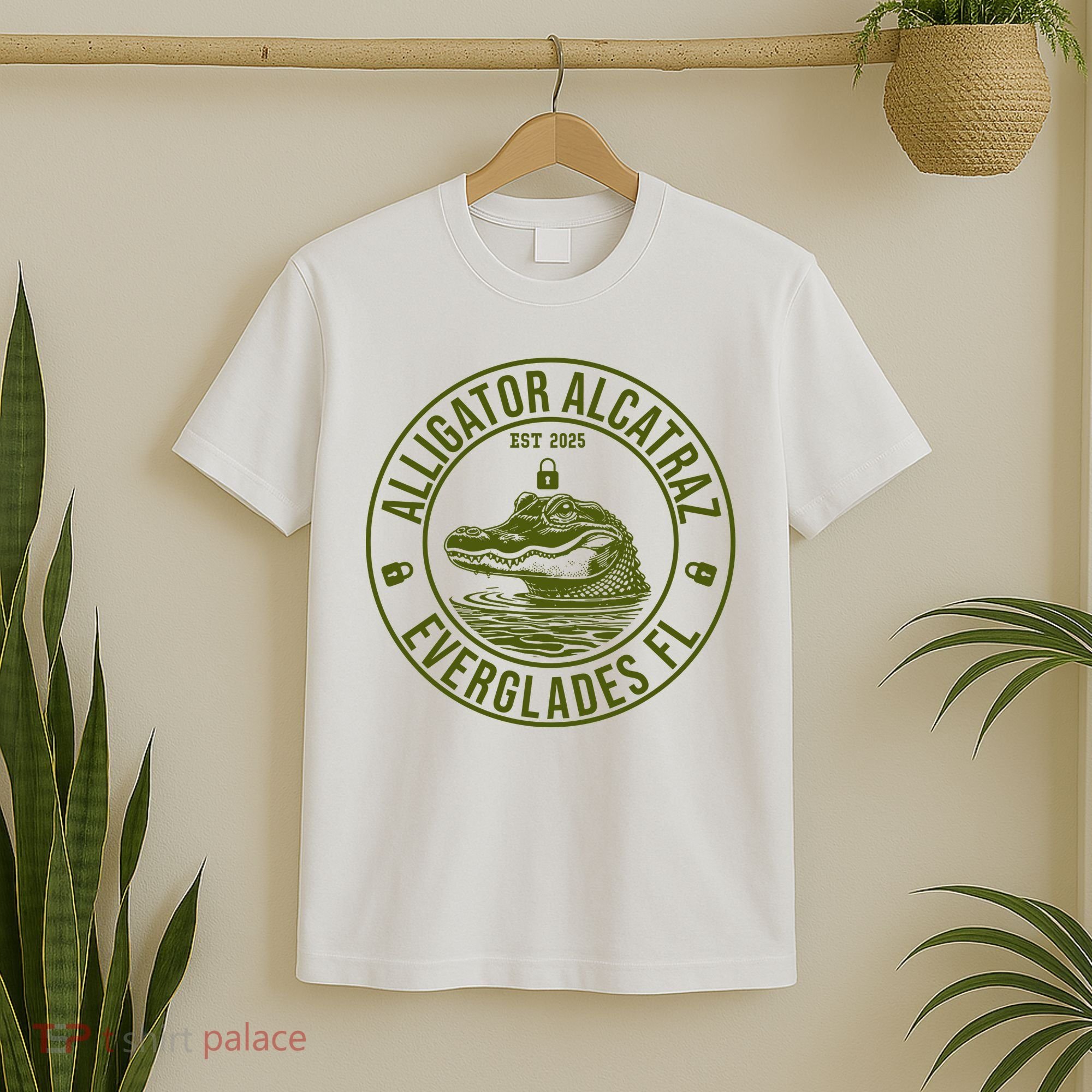 Funny Florida Everglades FL Meme Alligator Alcatraz T-Shirt