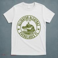 Funny Florida Everglades FL Meme Alligator Alcatraz T-Shirt thumb 5