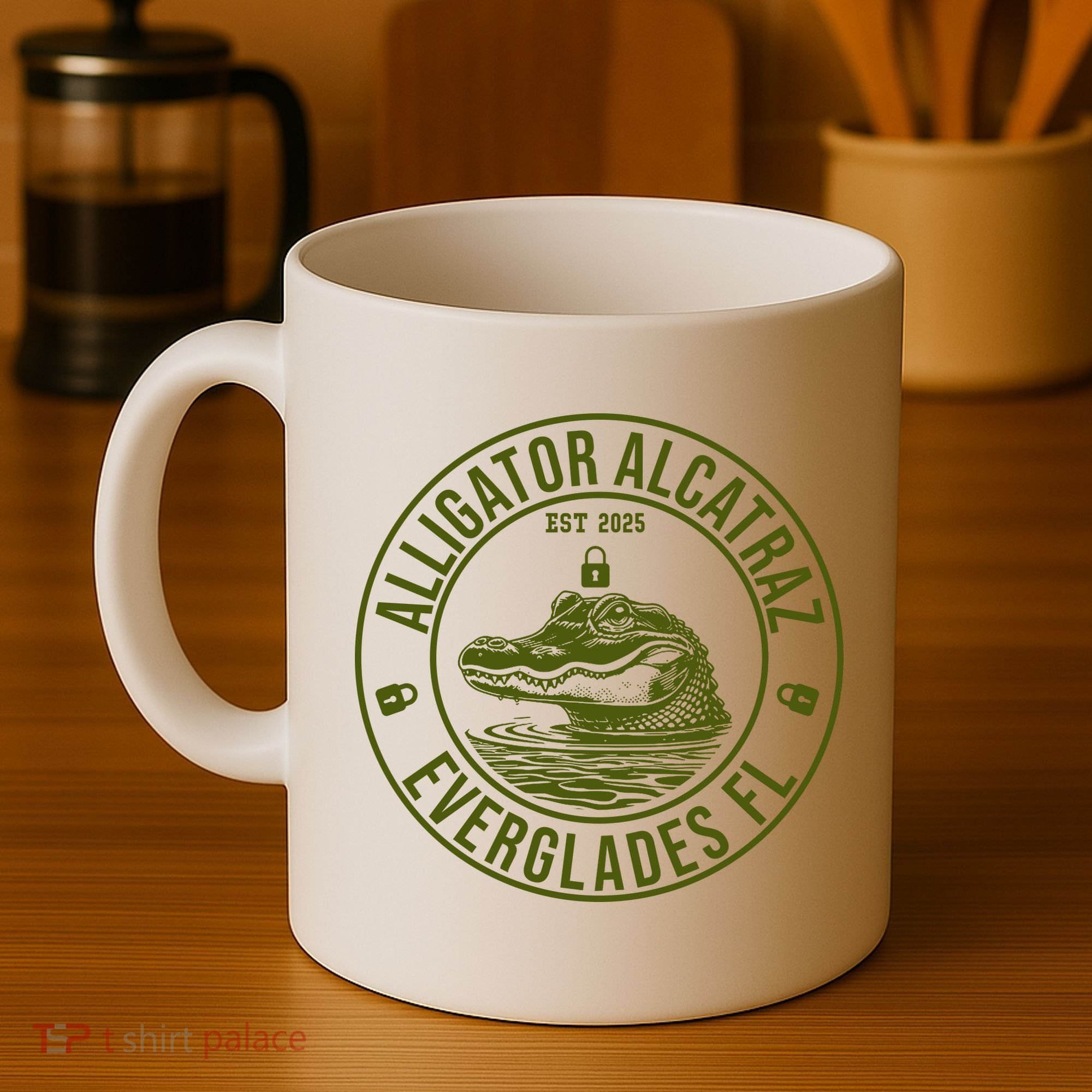 Funny Florida Everglades FL Meme Alligator Alcatraz Coffee Mug