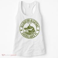 Funny Florida Everglades FL Meme Alligator Alcatraz Women's Tank Top thumb 0