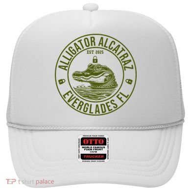 Funny Florida Everglades FL Meme Alligator Alcatraz Hat