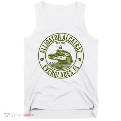 Funny Florida Everglades FL Meme Alligator Alcatraz Tank Top