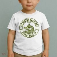Funny Florida Everglades FL Meme Alligator Alcatraz Toddler T-Shirt thumb 2