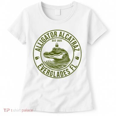 Funny Florida Everglades FL Meme Alligator Alcatraz Women's T-Shirt