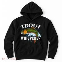 Funny Fishing Fisherman Gift Trout Whisperer Hoodie thumb 0