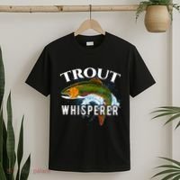 Funny Fishing Fisherman Gift Trout Whisperer T-Shirt thumb 2