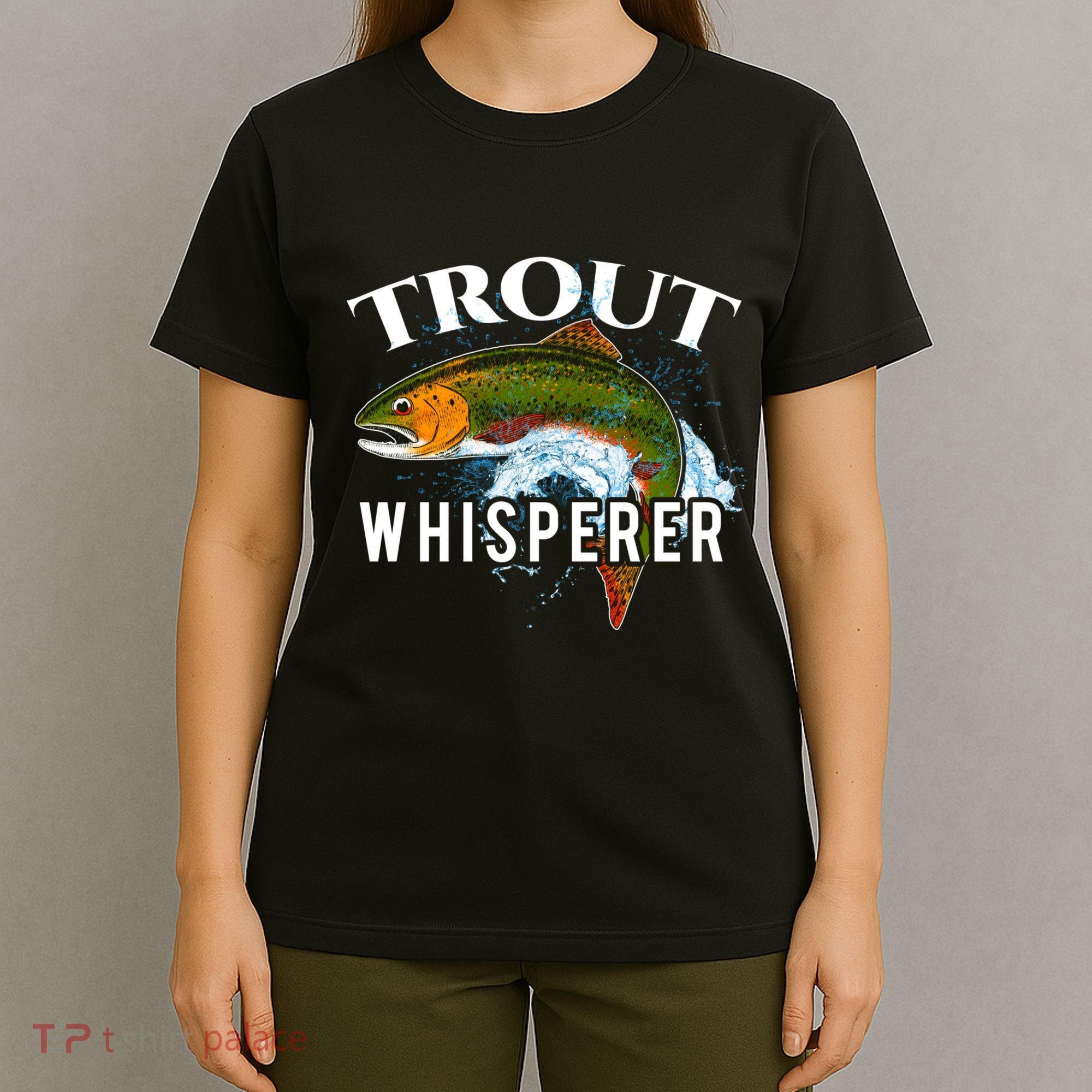 Funny Fishing Fisherman Gift Trout Whisperer T-Shirt