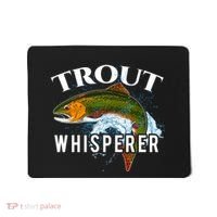 Funny Fishing Fisherman Gift Trout Whisperer Mousepad thumb 0