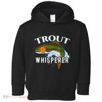 Funny Fishing Fisherman Gift Trout Whisperer Toddler Hoodie thumb 0