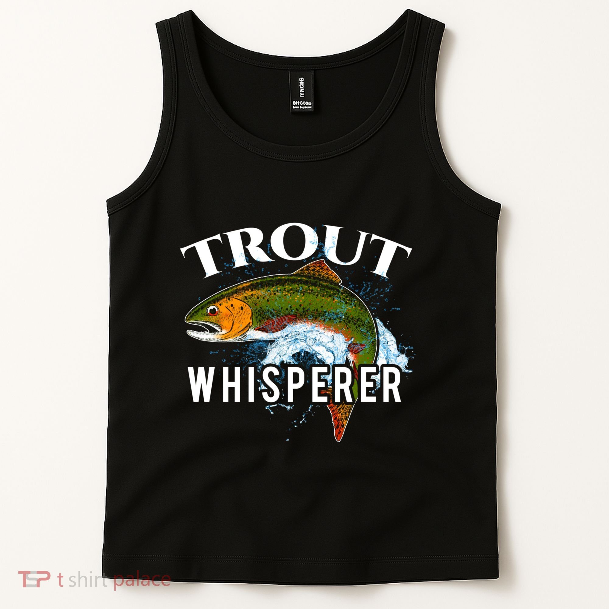 Funny Fishing Fisherman Gift Trout Whisperer Tank Top