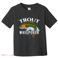 Funny Fishing Fisherman Gift Trout Whisperer Toddler T-Shirt thumb 0