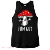 Funny Food Funny Fungi Pun Funny Mushroom Fun Guy Ladies PosiCharge Tri-Blend Wicking Tank thumb 0