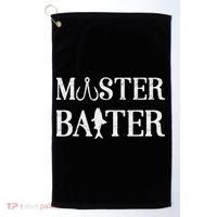 Fishermen Funny Fishing Master Baiter Golf Towel thumb 0