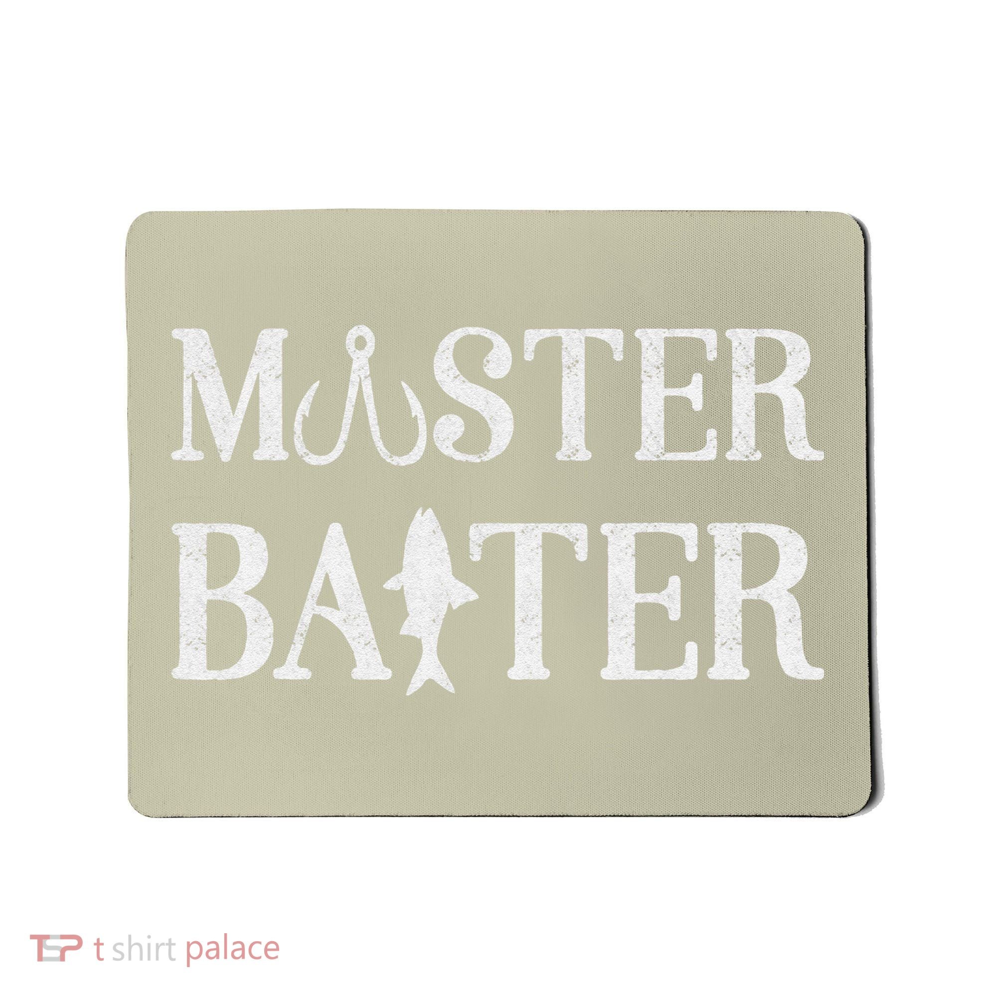 Fishermen Funny Fishing Master Baiter Mousepad