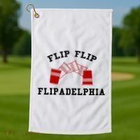 Flip Flip Flipadelphia Golf Towel thumb 1