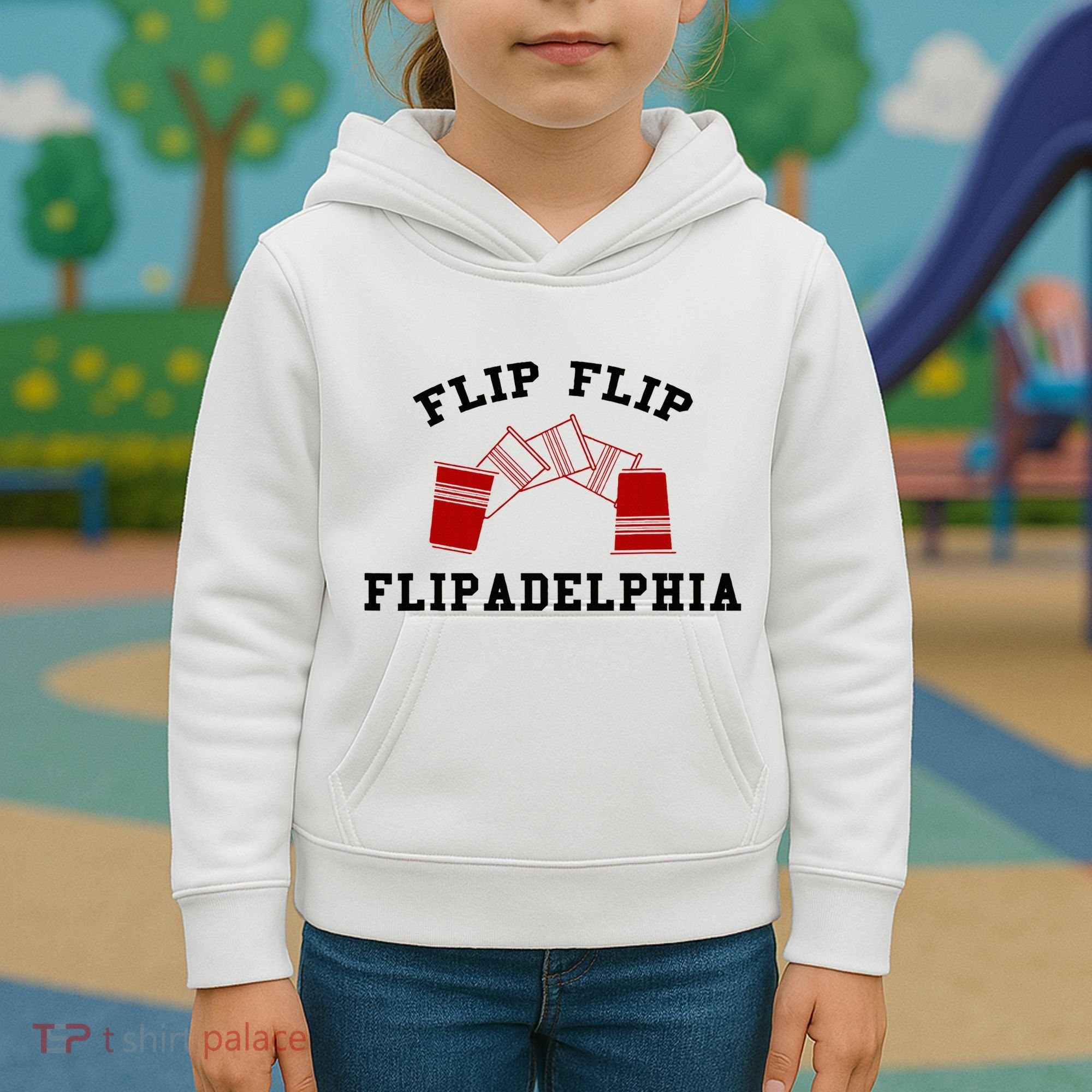 Flip Flip Flipadelphia Kids Hoodie