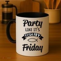 Friday Fish Fry Lent Coffee Mug thumb 4