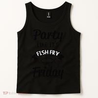 Friday Fish Fry Lent Tank Top thumb 2