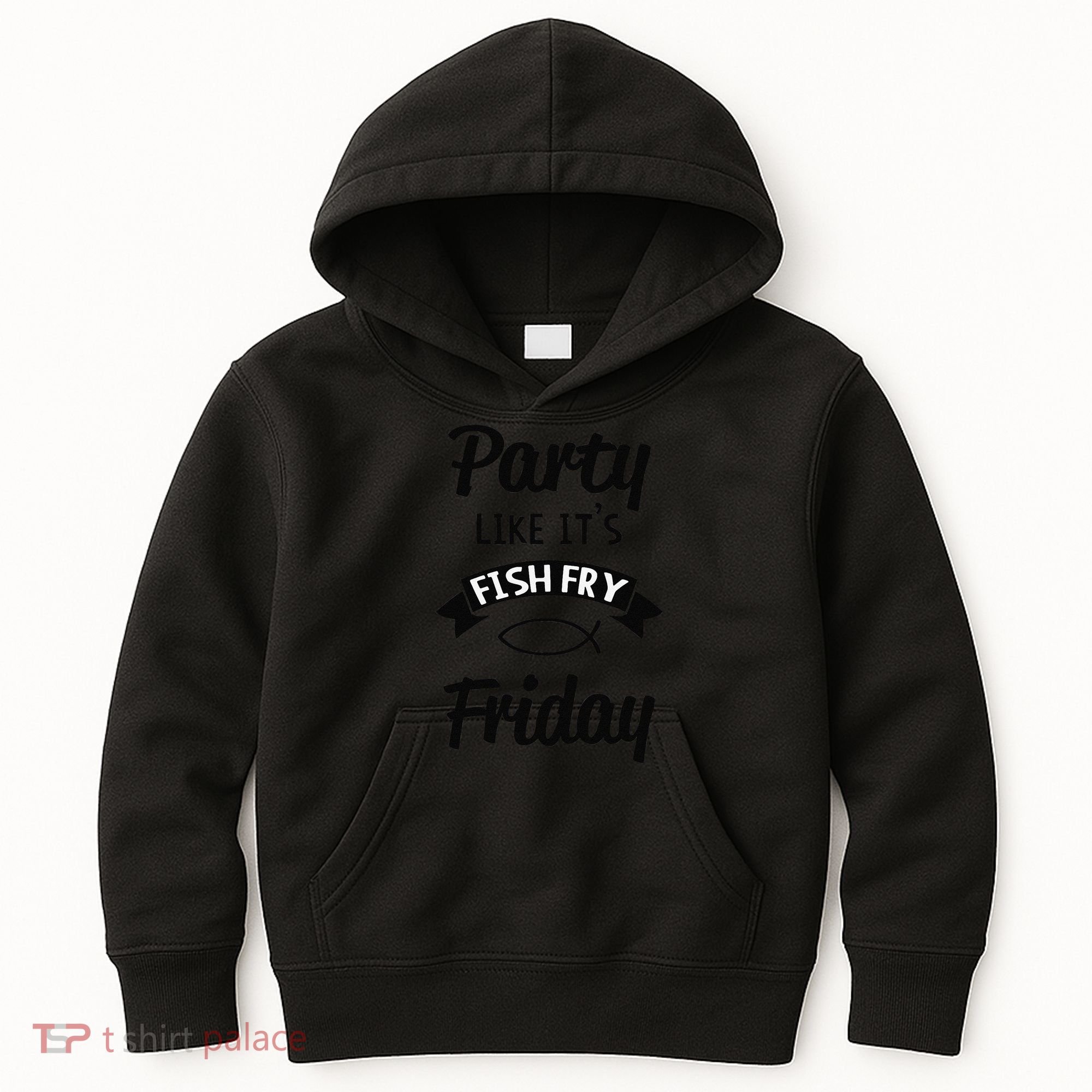 Friday Fish Fry Lent Kids Hoodie