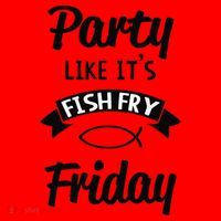 Friday Fish Fry Lent Santa Hat thumb 1