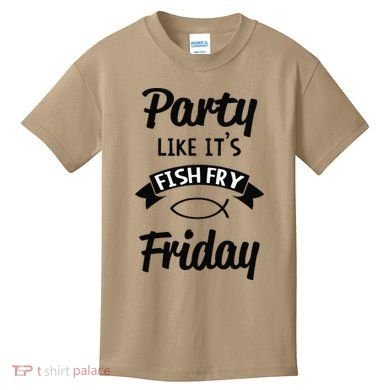 Friday Fish Fry Lent Kids T-Shirt
