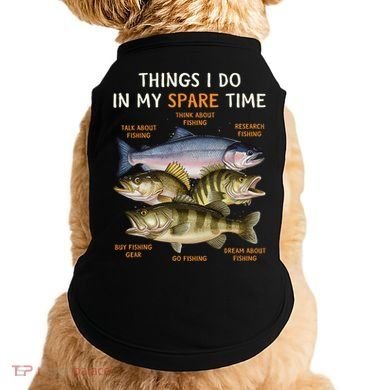 Funny Fishing Doggie Tank