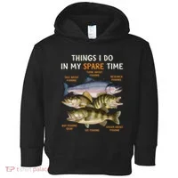 Funny Fishing Toddler Hoodie thumb 0