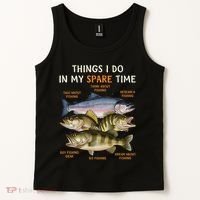 Funny Fishing Tank Top thumb 2
