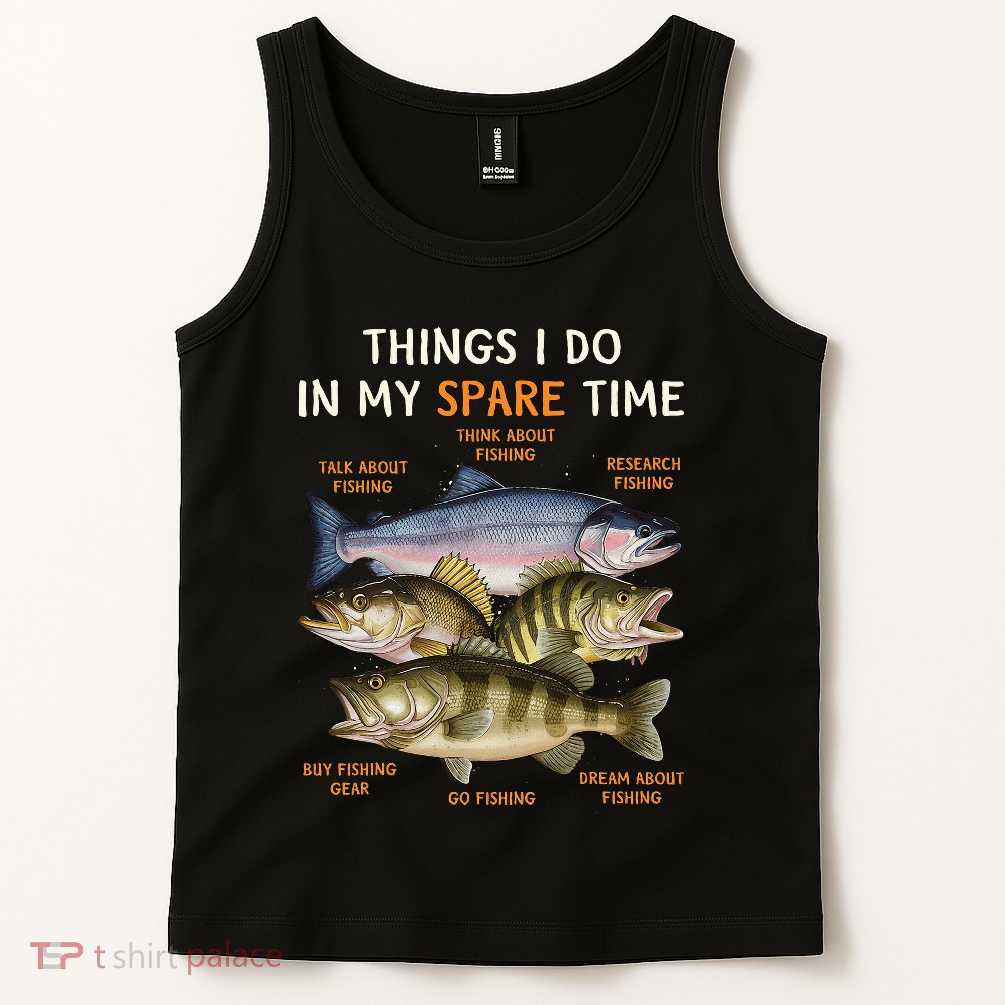 Funny Fishing Tank Top
