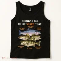 Funny Fishing Tank Top thumb 2