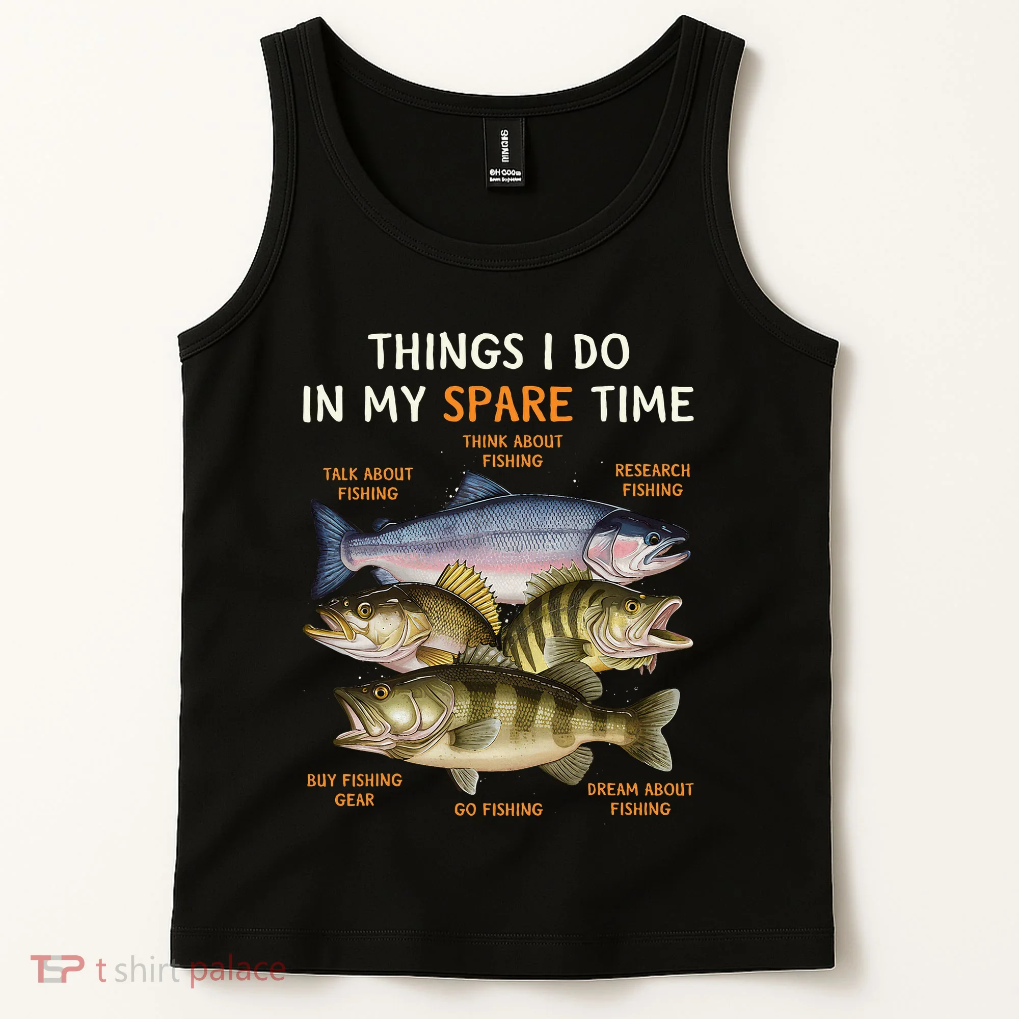 Funny Fishing Tank Top