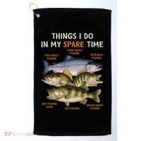 Funny Fishing Golf Towel thumb 0