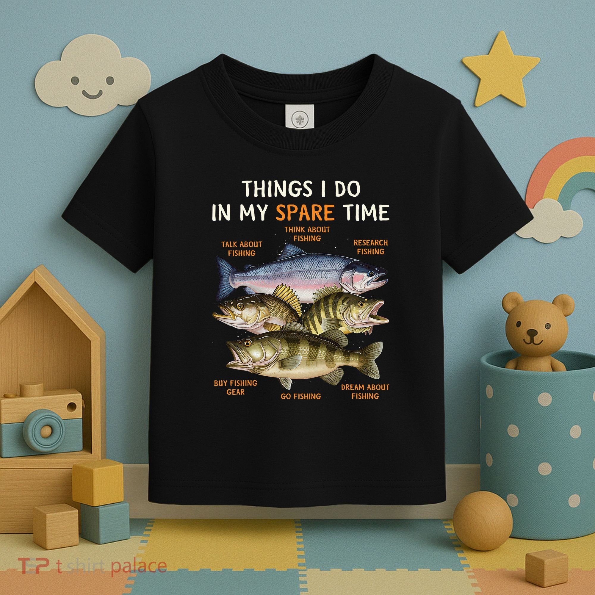 Funny Fishing Toddler T-Shirt