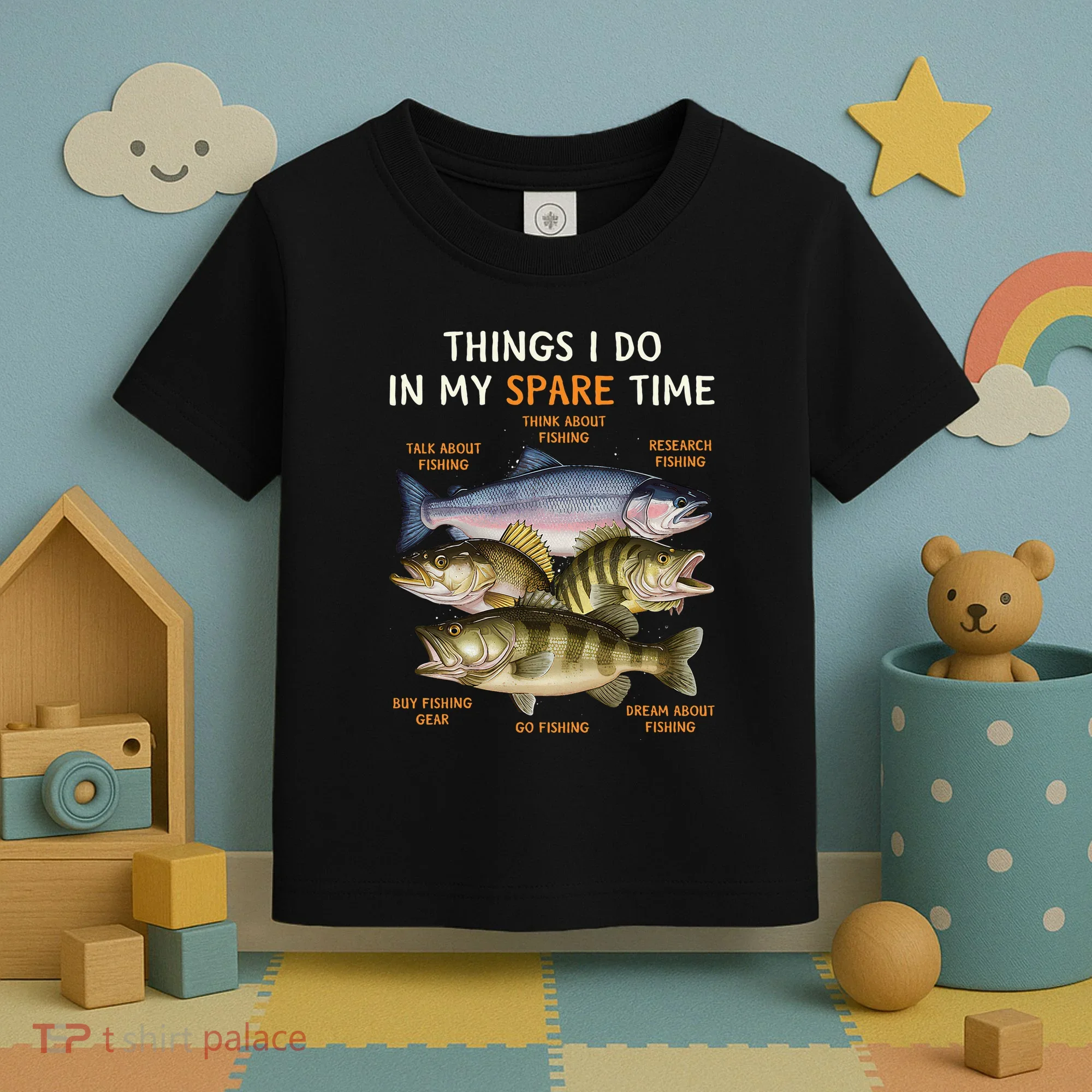 Funny Fishing Toddler T-Shirt