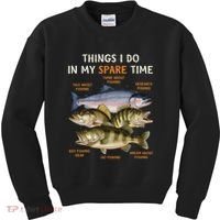 Funny Fishing Kids Sweatshirt thumb 0