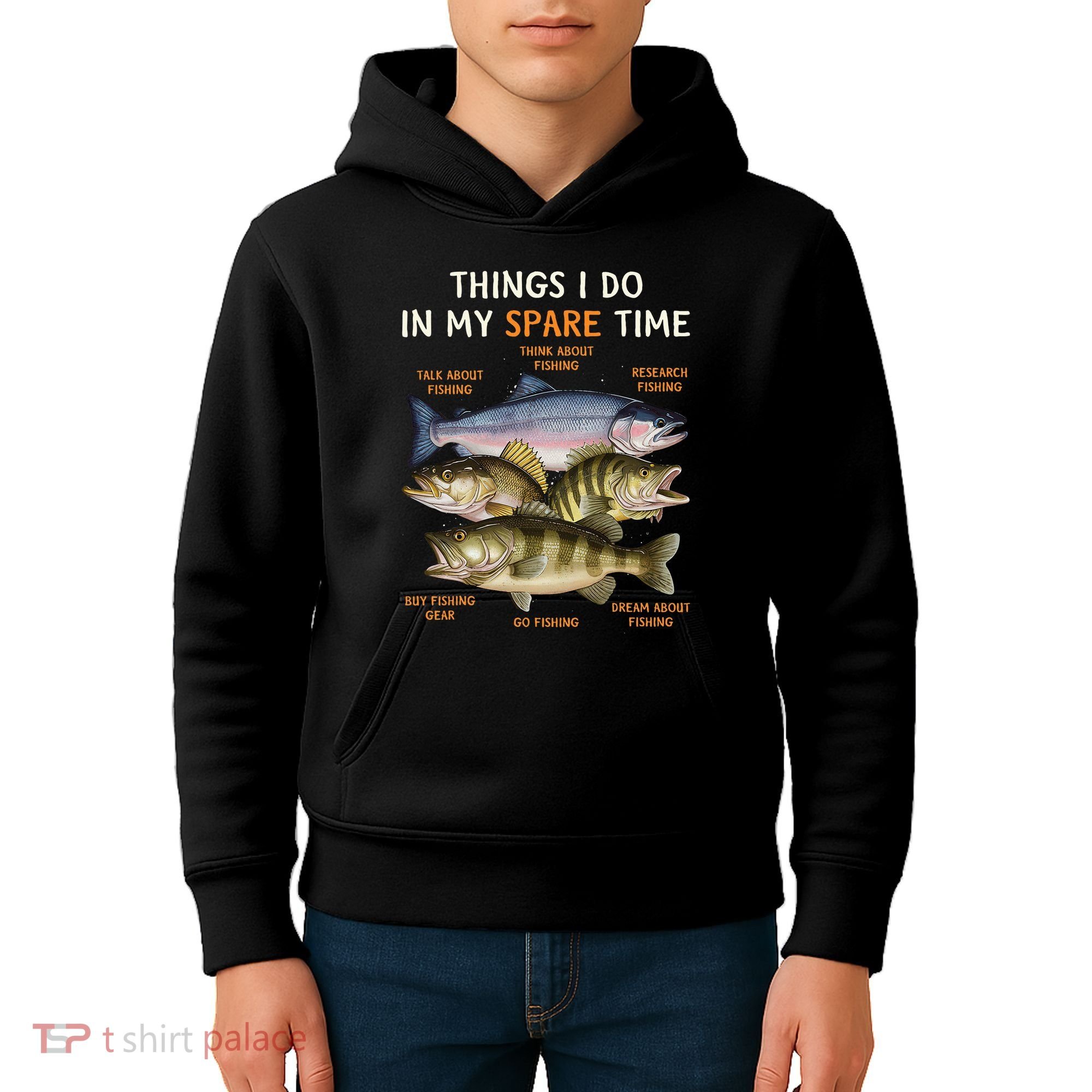 Funny Fishing Kids Hoodie