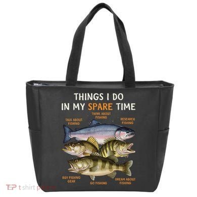 Funny Fishing Tote Bag